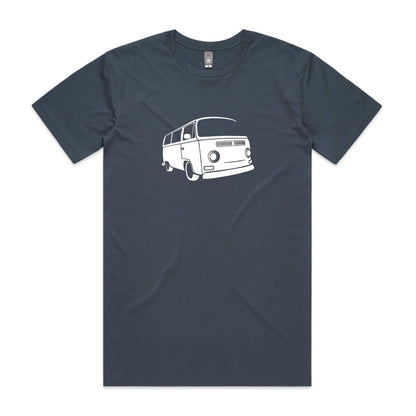 VW Kombi t-shirt in Petrol with white Volkswagen bus graphic