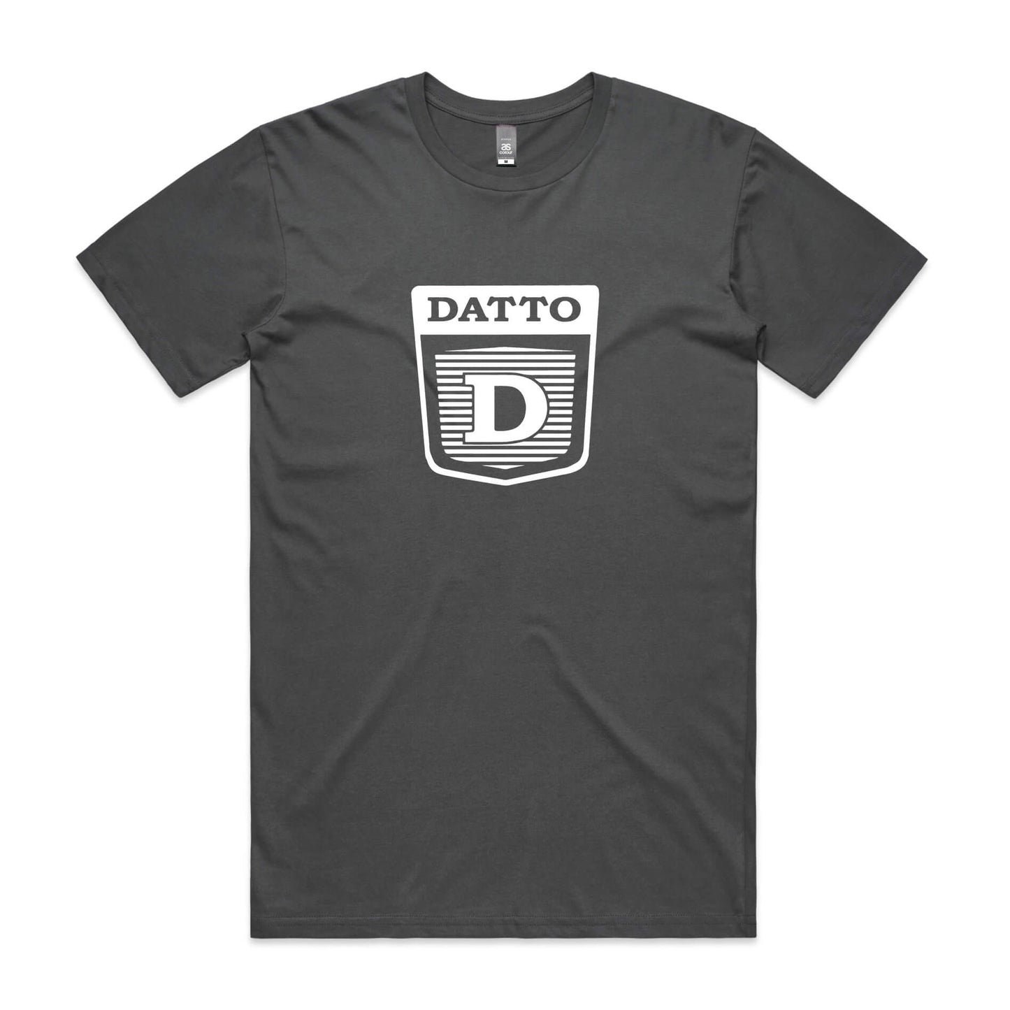 Datto t-shirt in charcoal grey with white logo