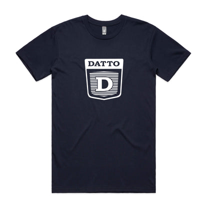 Datto t-shirt in navy blue with white logo