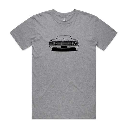 Chrysler Valiant VF t-shirt in grey with black car graphic