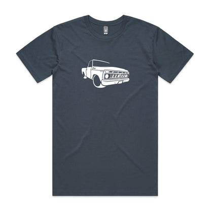 Ford F100 t-shirt in petrol blue