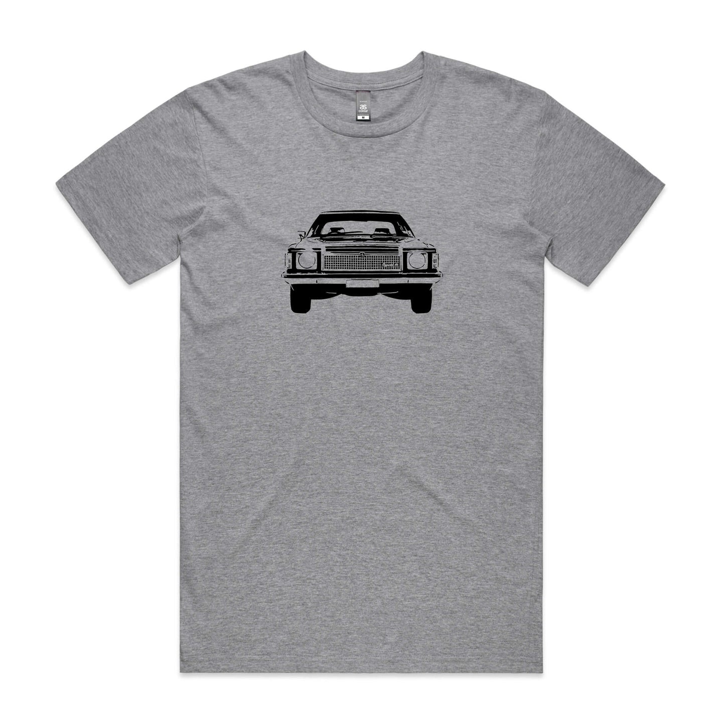 Holden HZ Kingswood t-shirt in grey with black car silhouette graphic