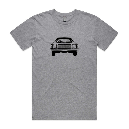 Holden HZ Kingswood t-shirt in grey with black car silhouette graphic
