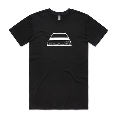 Holden LJ Torana t-shirt in black with a white graphic of the GTR XU1 car