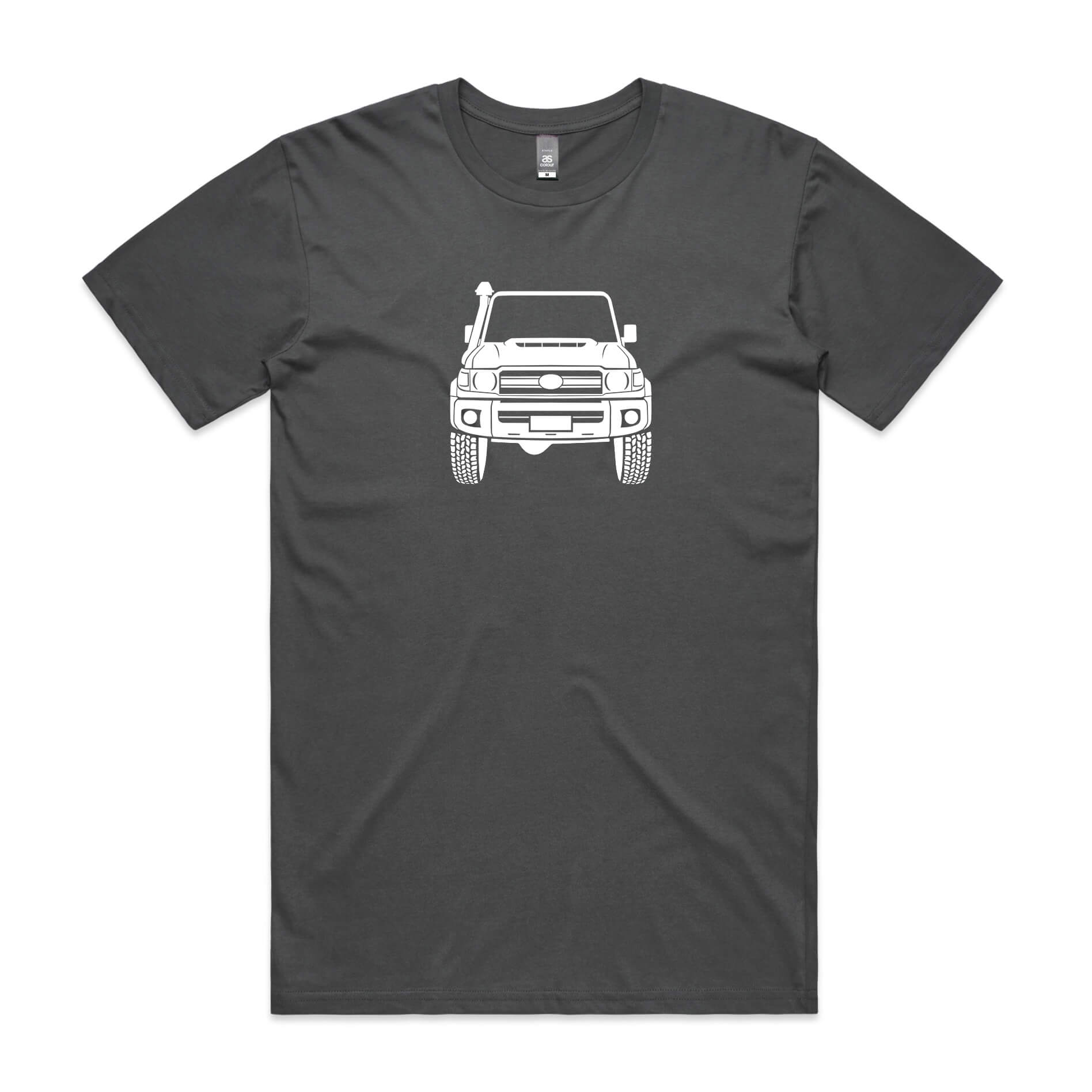 Toyota LandCruiser 70 t-shirt in charcoal grey