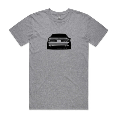 Mazda RX7 FC t-shirt in grey with a black car graphic