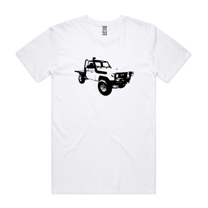 Toyota LandCruiser 75 t-shirt in white